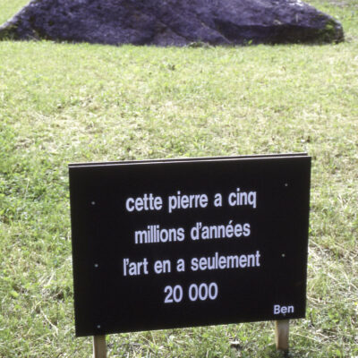 Ben - Tout est sculpture ? 19 citations