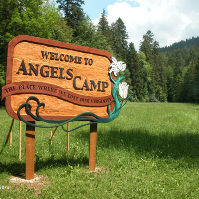 Emmanuelle Antille - The Angels Camp Sign