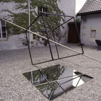 Gianfredo Camesi - Lambda-espace-rencontre, fer et miroir