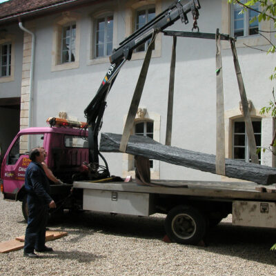 Günther Förg - Stèle - l'installation