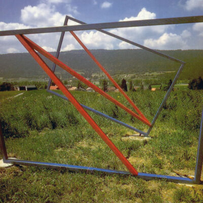 Jean Scheurer - Vue de Môtier par 3.5 sur 2.35 m