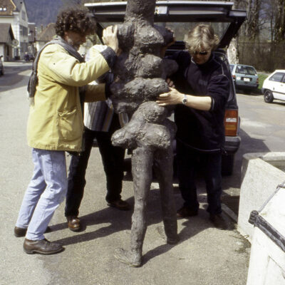 Martin Disler - installation par l'artiste