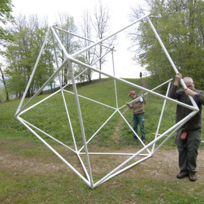 Miki Tallone - Laban's training area, installation